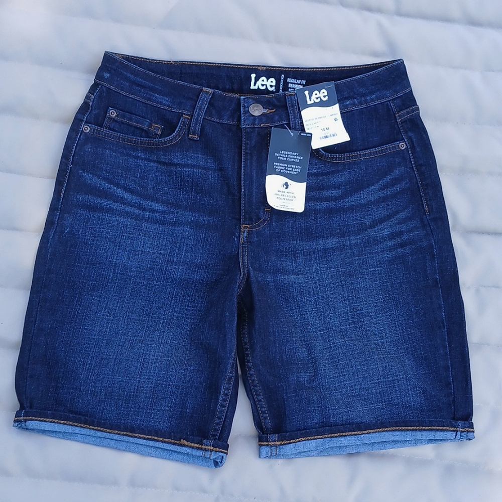 Lee midrise Bermuda Shorts